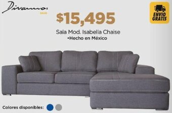 Chedraui Sala Mod. Isabella Chaise oferta