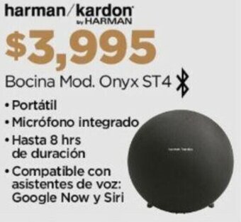 Chedraui Bocina Mod. Onyx ST4 oferta