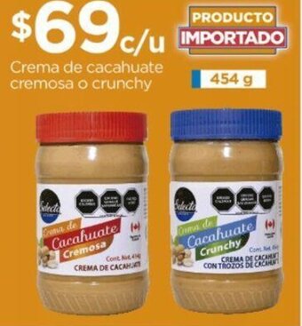 Chedraui Crema de cacahuate cremosa o crunchy oferta