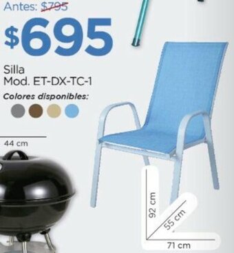 Silla Mod. ET-DX-TC-1