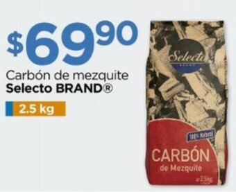 Chedraui Carbón de mezquite Selecto BRAND 2.5kg oferta