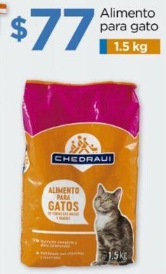 Chedraui Alimento para gato 1.5 kg oferta