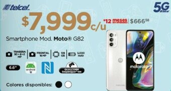 Chedraui Smartphone Mod. Moto G82 oferta