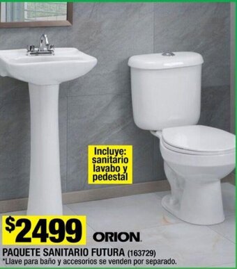 The Home Depot ORION PAQUETE SANITARIO FUTURA oferta
