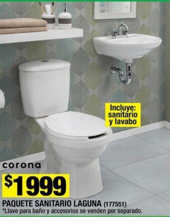 CORONA PAQUETE SANITARIO LAGUNA