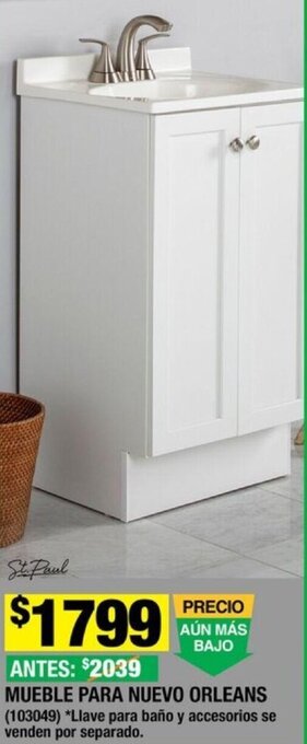 The Home Depot MUEBLE PARA NUEVO ORLEANS oferta