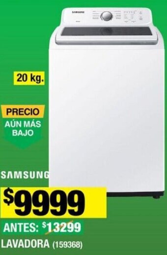 SAMSUNG LAVADORA 20kg