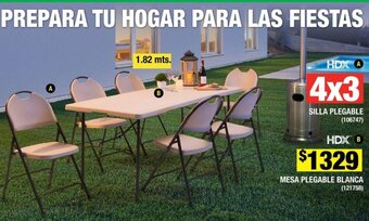 The Home Depot MESA PLEGABLE BLANCA 1.82 mts oferta