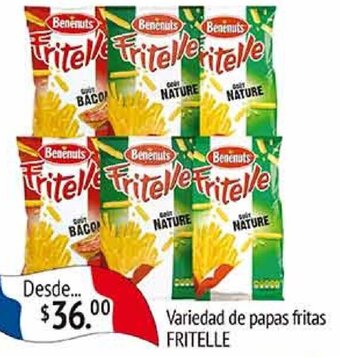 Variedad de papas fritas FRITELLE