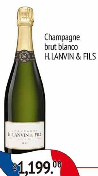 Champagne brut blanco H.LANVIN & FILS