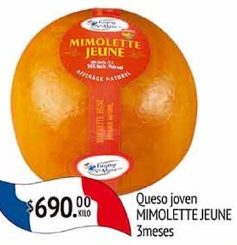 La Comer Queso joven MIMOLETTE JEUNE 3meses oferta