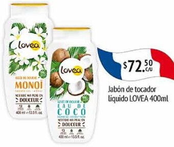 La Comer Jabón de tocador líquido LOVEA 400ml oferta