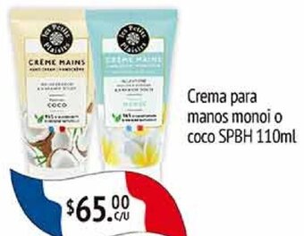 La Comer Crema para manos monoi o coco SPBH 110ml oferta