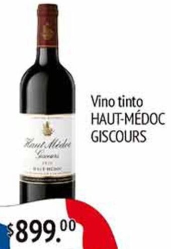 La Comer Vino tinto HAUT-MÉDOC GISCOURS oferta