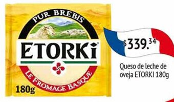 La Comer Queso de leche de oveja ETORKI 180g oferta