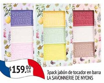 La Comer 3pack jabón de tocador en barra LA SAVONNERIE DE NYONS oferta