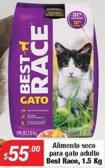 Alimento seco para gato adulto 1.5 Kg