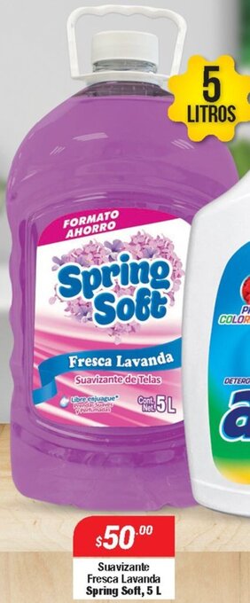 Suavizante Fresca Lavanda Spring Soft, 5 L