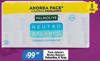 Pack Jabones Neutro Balance Palmolive, 6 Pzas