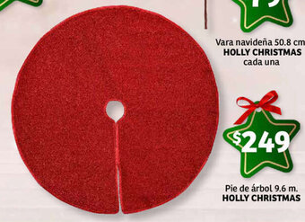 Soriana Express Pie de árbol 9.6 m. HOLLY CHRISTMAS oferta