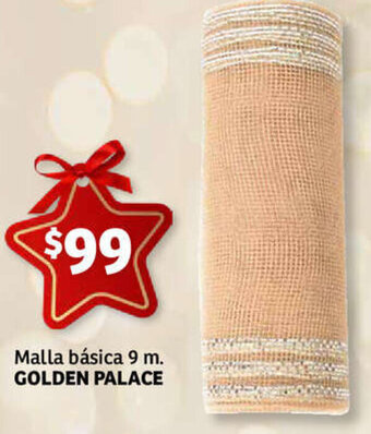 Malla básica 9 m. GOLDEN PALACE