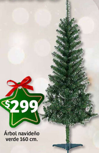 Soriana Express Árbol navideño verde 160 cm. oferta