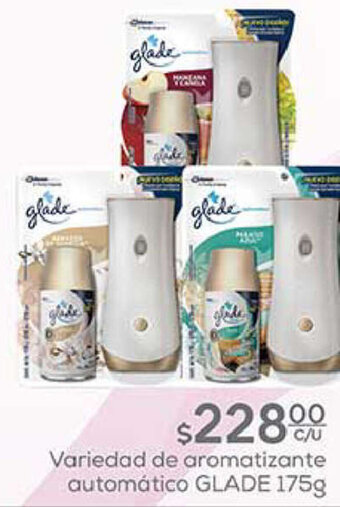 Variedad de aromatizante automático GLADE 175g