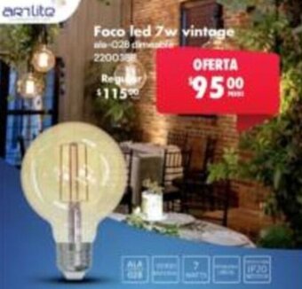 Foco led 7w vintage