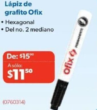 Ofix Lápiz de grafito Ofix oferta