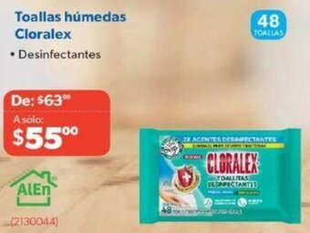 Ofix Toallas húmedas Cloralex oferta