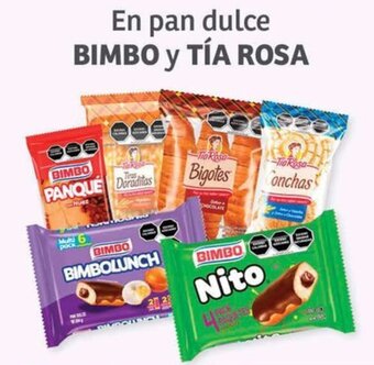Soriana Híper En pan dulce BIMBO y TÍA ROSA oferta
