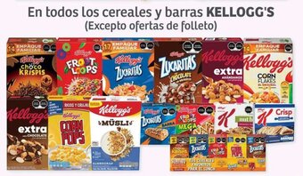 Soriana Híper En todos los cereales y barras KELLOGG'S (Excepto ofertas de folleto) oferta