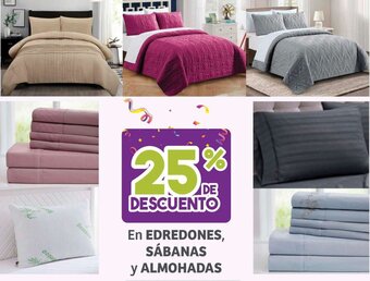 En EDREDONES, SÁBANAS y ALMOHADAS