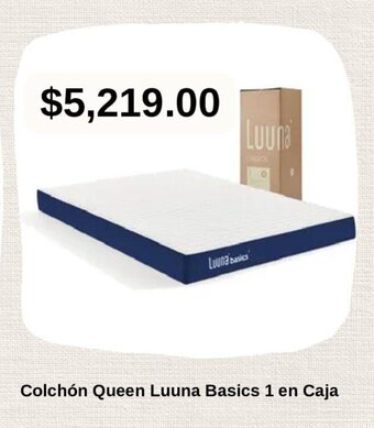 Colchón Queen Luuna Basics 1 en Caja en Caja