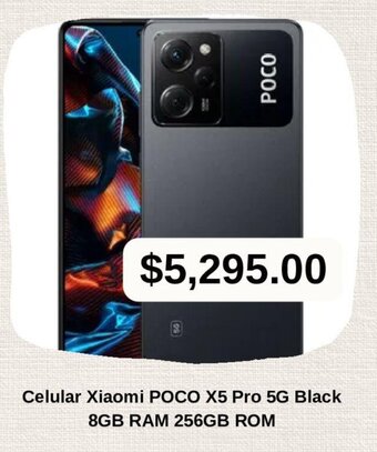Celular Xiaomi POCO X5 Pro 5G Black 8GB RAM 256GB ROM