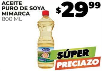 Merco ACEITE PURO DE SOYA MIMARCA 800 ML oferta