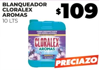 Merco BLANQUEADOR CLORALEX AROMAS 10 LTS oferta