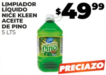 Merco LIMPIADOR LÍQUIDO NICE KLEEN ACEITE DE PINO 5 LTS oferta