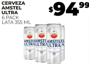 Merco CERVEZA AMSTEL ULTRA 6 PACK LATA 355 ML oferta