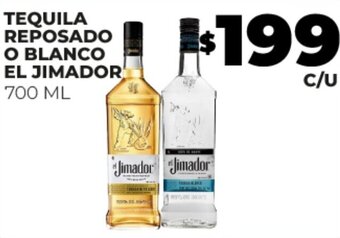 Merco TEQUILA REPOSADO O BLANCO EL JIMADOR 700 ML oferta