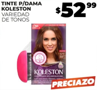 Merco TINTE P/DAMA KOLESTON VARIEDAD DE TONOS oferta