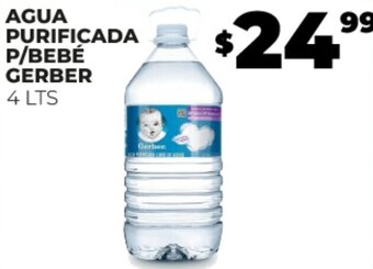 Merco AGUA PURIFICADA P/BEBÉ GERBER 4 LTS oferta