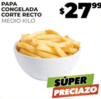 Merco PAPA CONGELADA CORTE RECTO MEDIO KILO oferta