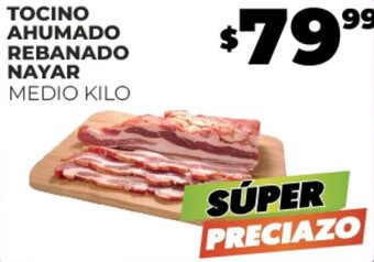 Merco TOCINO AHUMADO REBANADO NAYAR MEDIO KILO oferta