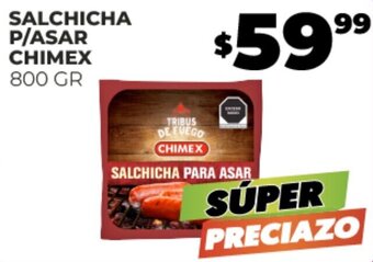 Merco SALCHICHA P/ASAR CHIMEX 800 GR oferta