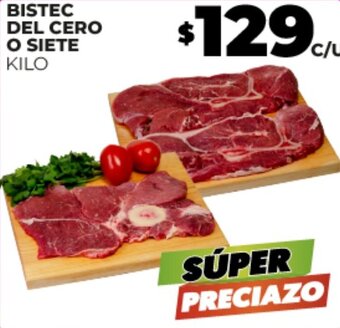 Merco BISTEC DEL CERO O SIETE, KILO oferta