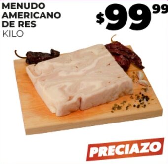 Merco MENUDO AMERICANO DE RES, KILO oferta