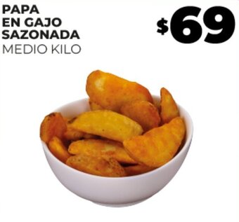 Merco PAPA EN GAJO SAZONADA MEDIO KILO oferta