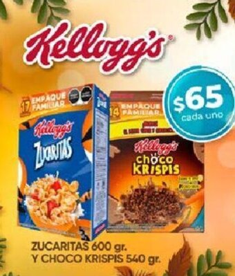 Farmacias Guadalajara ZUCARITAS 600 gr. Y CHOCO KRISPIS 540 gr. oferta