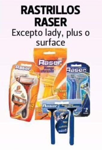 Farmacias Guadalajara RASTRILLOS RASER Excepto lady, plus o surface oferta
